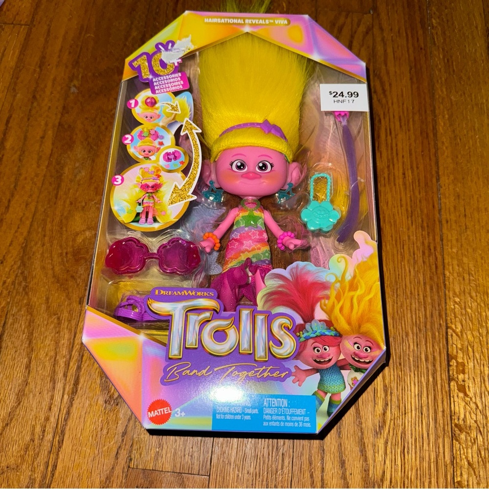 DreamWorks Trolls Band Together Viva  Hair Styling Doll NIB